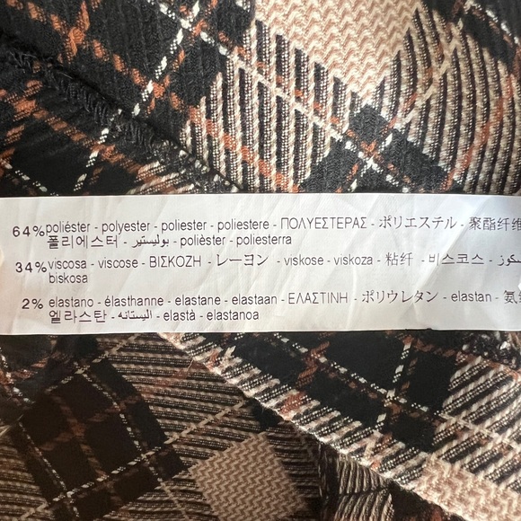 ZARA Box Pleat Wrap Skirt - Picture 6 of 6